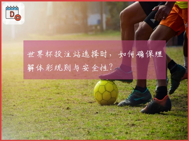 世界杯投注站选择时，如何确保理解体彩规则与安全性？