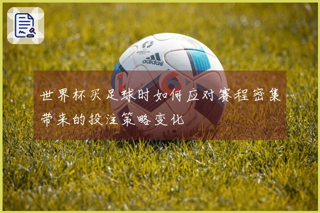 世界杯买足球时如何应对赛程密集带来的投注策略变化